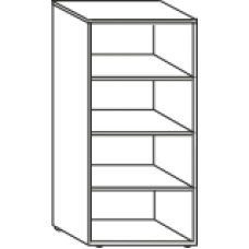 Шкаф низкий открытый